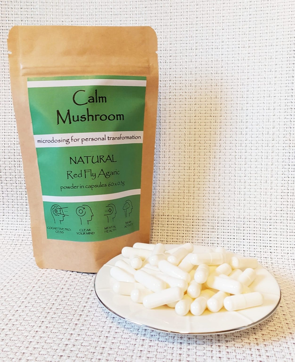 Calm Mushroom Microdosing Capsules Calm Mushroom